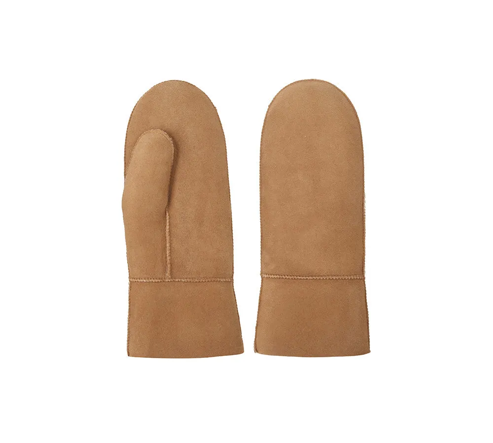 UGG AUSTRALIAN SHEPHERD Fluffy Sheepskin Wool Mittens