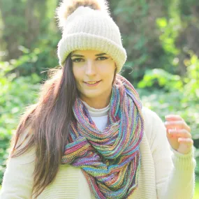 Vibrant Cotton Infinity Scarf