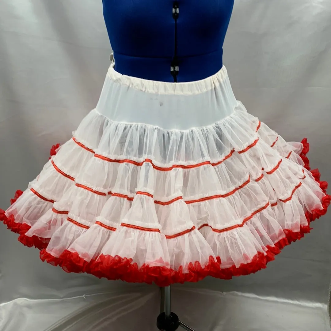 Vintage Square Dance Petticoats, Crinolines Organza Skirts