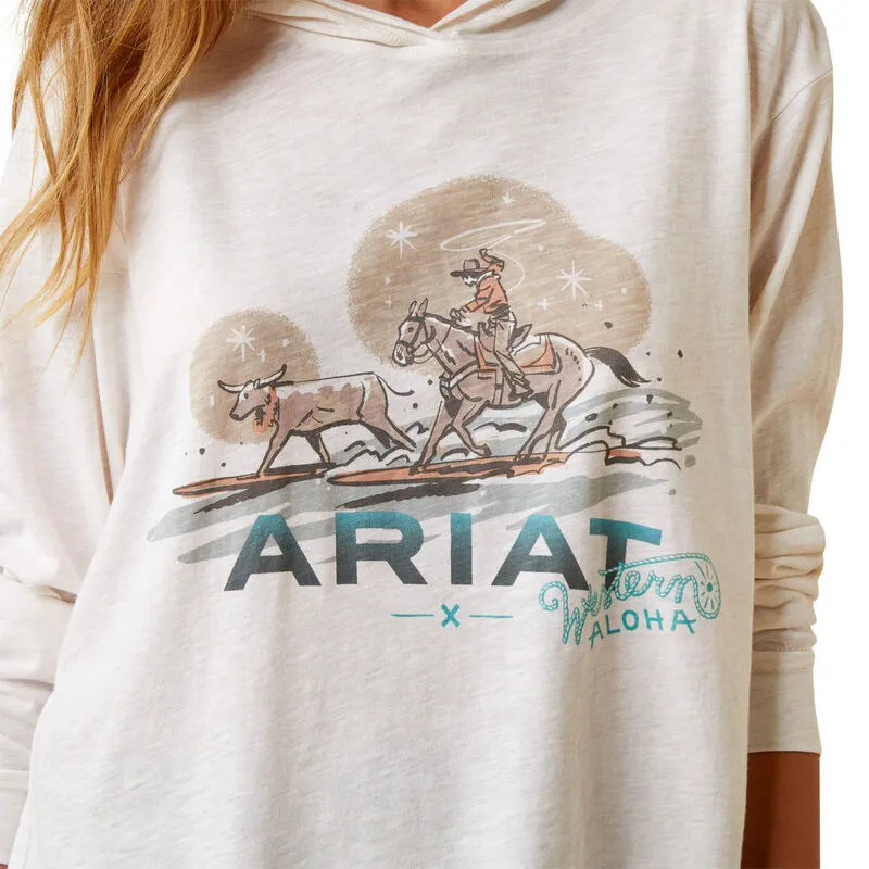 Women's Ariat Surfing Longhorn Hoodie