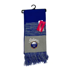 Women's Buffalo Sabres Royal & Gray Winter Scarf