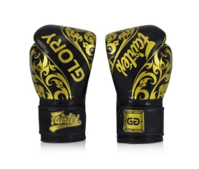 泰拳拳套  Thai Boxing Gloves : Fairtex BGVG2 GLORY EDITION Black